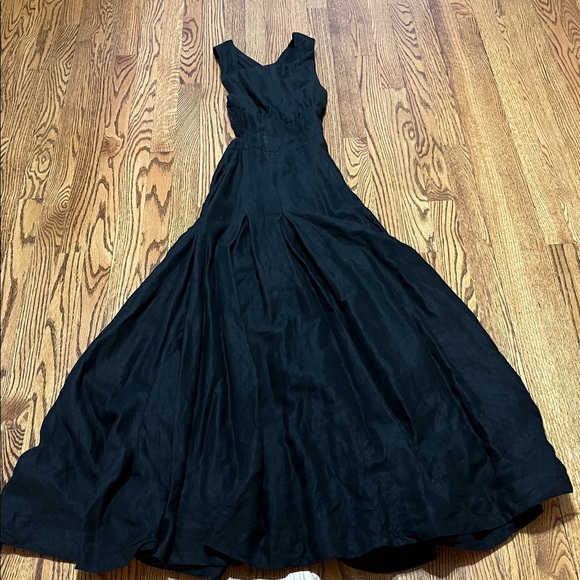 Anthropologie Aureta Studio Boatneck Linen Maxi Dresss - Picture 6 of 9